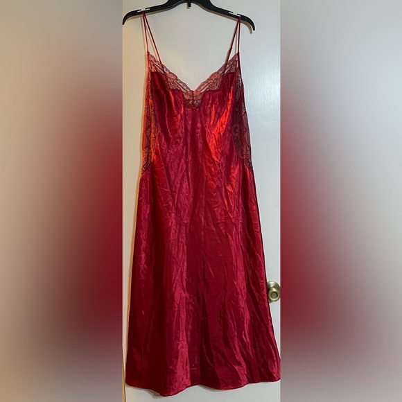 Cerie Other - Vintage Cerie Red Nightgown Lingerie Sz L